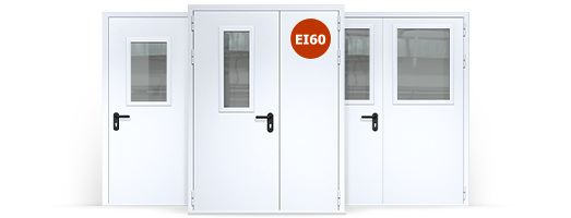 Противопожарные двери со стеклом